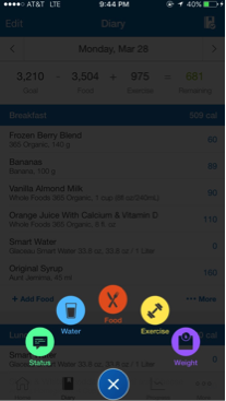 track your nutrition