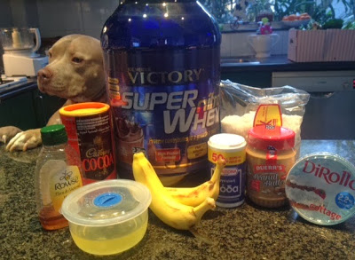 ingredients-chocolate-protein-brownies