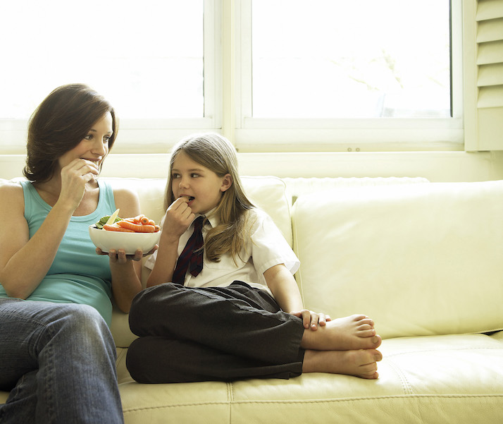 eating healthy with your kids