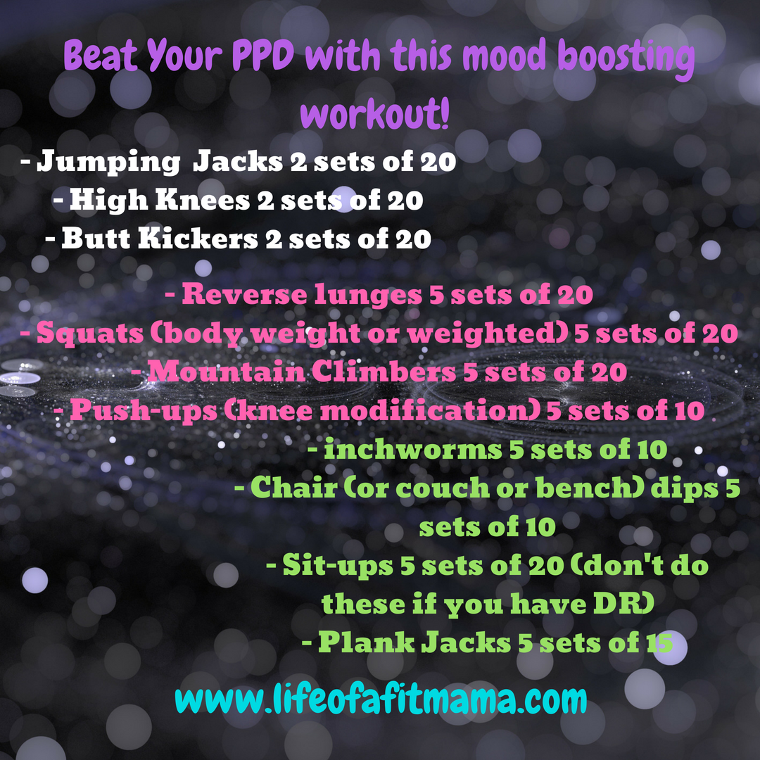 postpartum depression workout