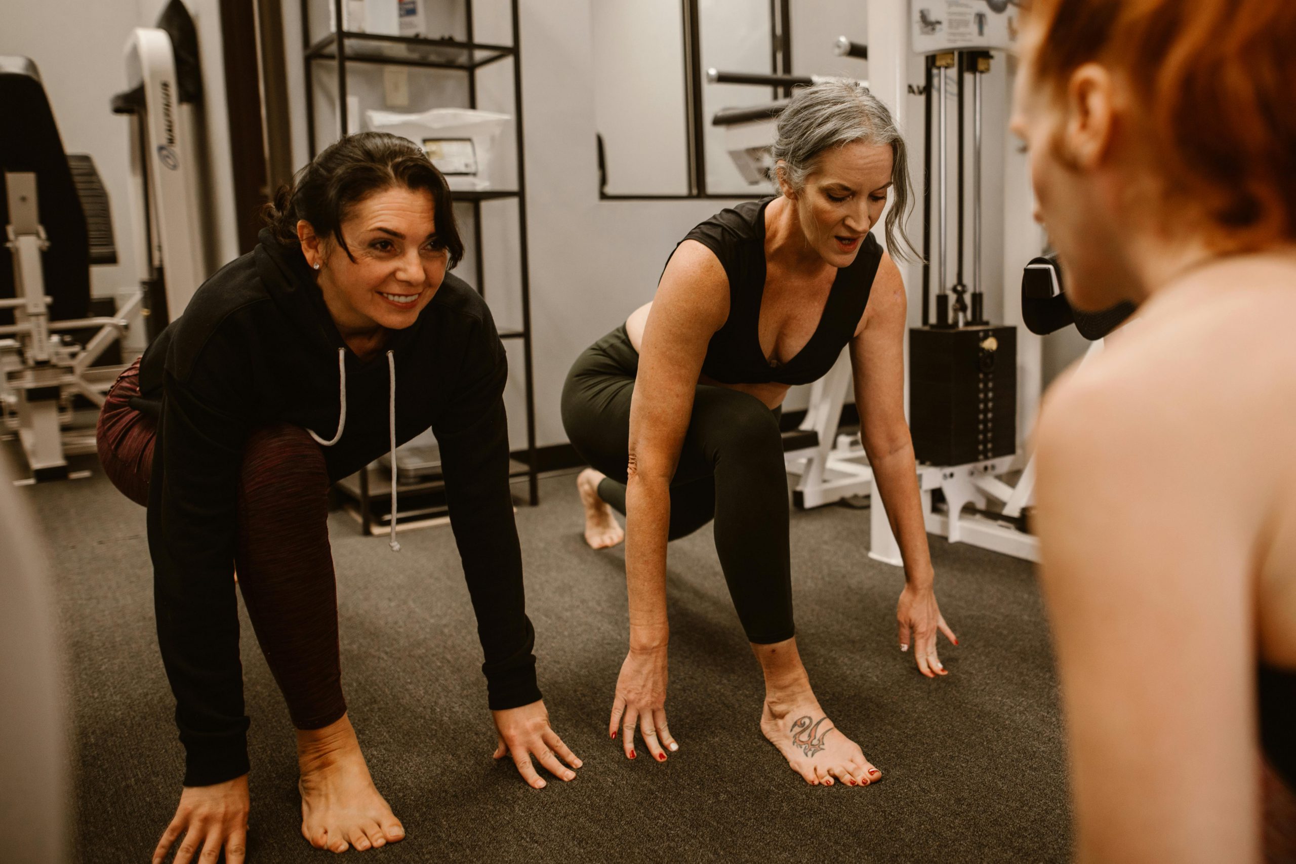 women in fitness community